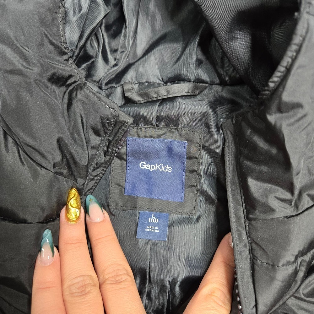 Gap Boys Black Puffer Jacket - Picture 3 of 5